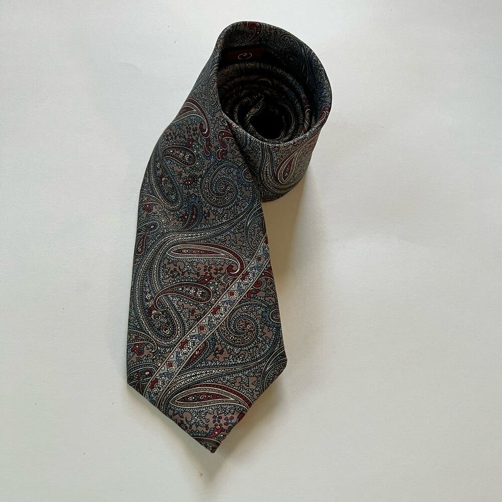 Oscar de la Renta Vintage Paisley Necktie